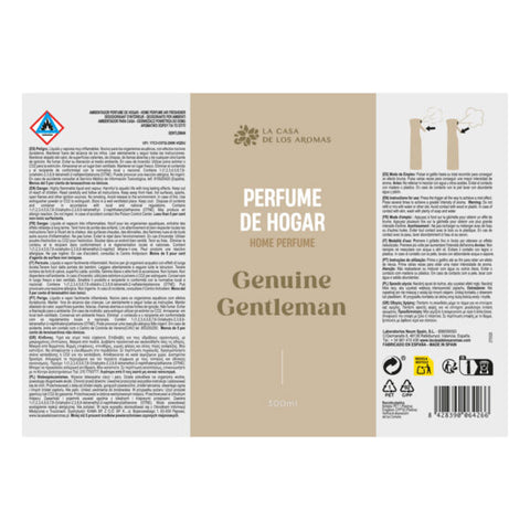 Spray Hogar Gentleman Perfume Ambientador