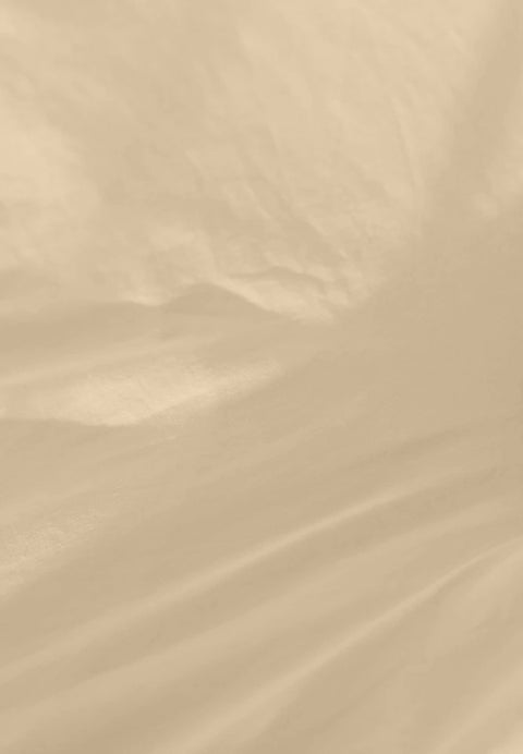 Sábana Bajera Beige Cama 90cm Ajustable Polycotton