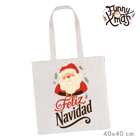 Bossa de Tela Tote Bon Nadal Castellà