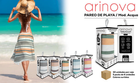Pareo de Playa 90x180cm surtido