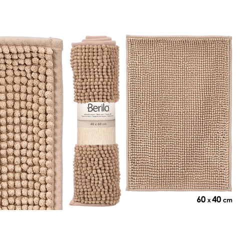 Alfombra de Baño Marrón 40x60cm