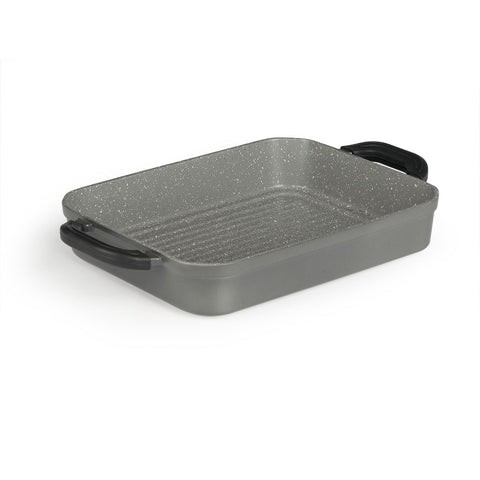 Asador Gris 32x25cm Hondo Aluminio Inducción