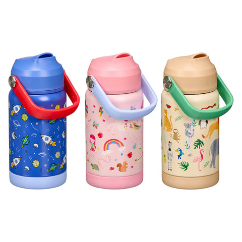 Botella Infantil Asa 380ml surtido 3 diseños