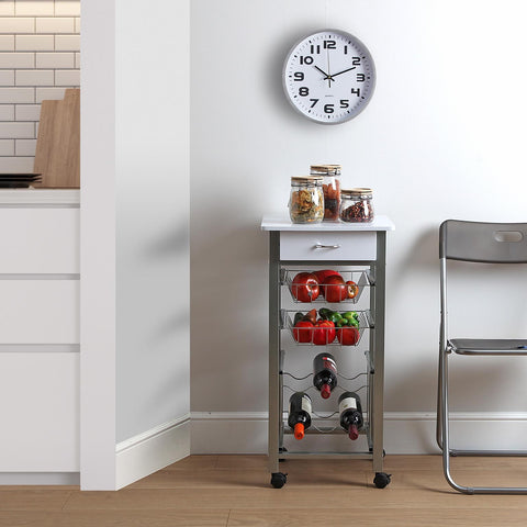 Carro de Cocina Blanco 40cm Versa