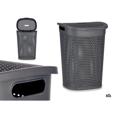 Cistell de Roba c/tapa 60L Antracita
