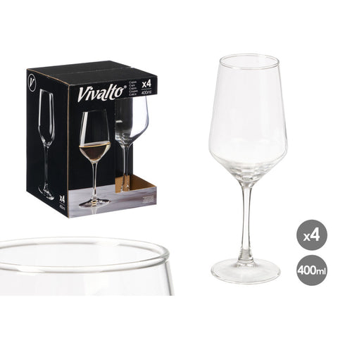 Pack 4 Copas Cónicas 400ml