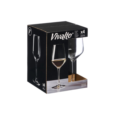 Pack 4 Copas Cónicas 400ml