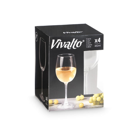 Pack 6 Copas Vidrio Redondas 465ml