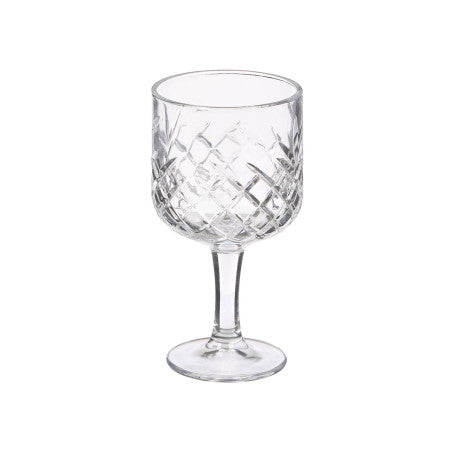 Pack 6 Copas Troqueladas 380ml Transparente