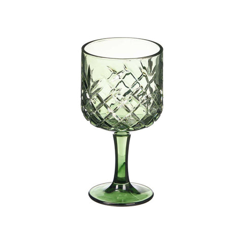 Pack 6 Copas Troqueladas 380ml Verde