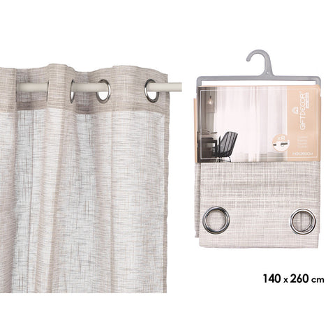 Cortina Gris Rayas 140x260cm