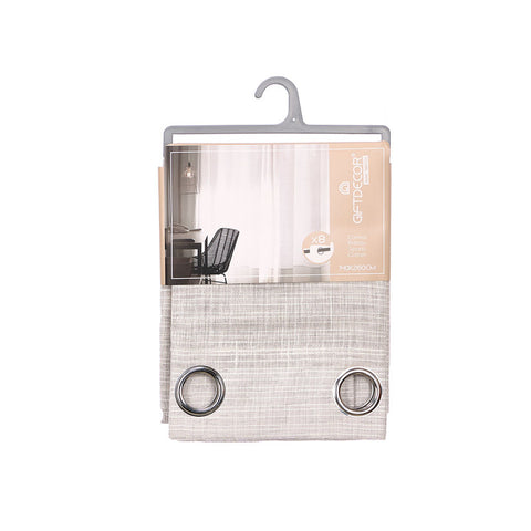 Cortina Gris Rayas 140x260cm