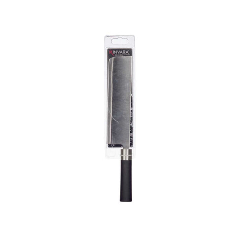 Cuchillo Hacha Acero Mango Negro