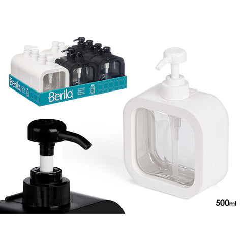 Dosificador Plástico 500ml surtido Blanco Negro