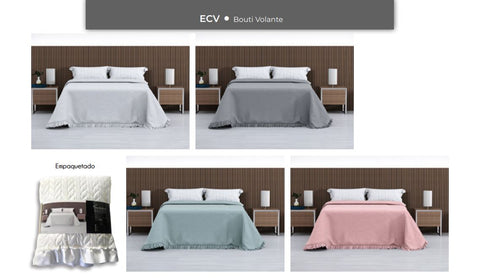 Ecobuti Colcha Volante cama 150cm (250x260cm)