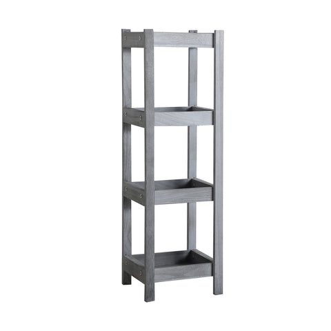 Estanteria Madera Glem Gris 4 Baldas 26x24x86cm