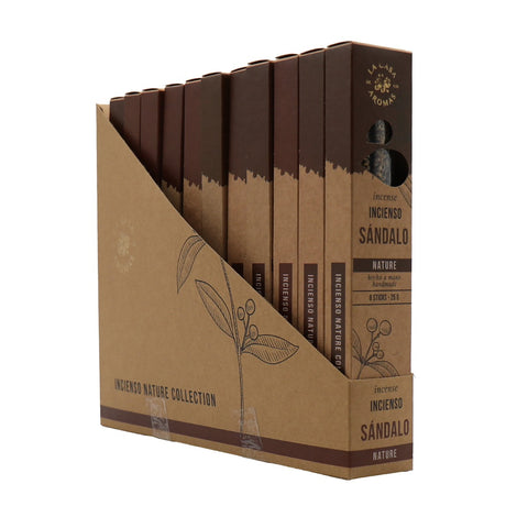 Pack 8 Inciensos Sándalo Nature Collection La Casa de los Aromas