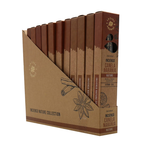 Pack 8 Inciensos Canela Naranja Nature Collection La Casa de los Aromas