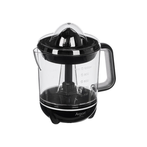 Exprimidor de Asa Redondo Negro 1 Litro 40W Argón