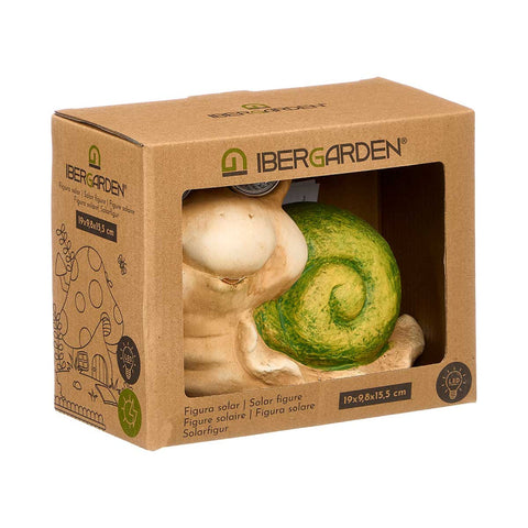 Figura Solar Caracol surtido Blanco Beige