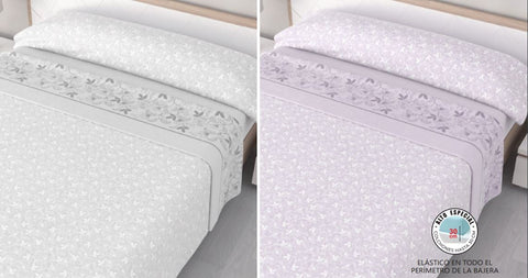 Juego de Sábanas Franela Mumbay Cama 150cm