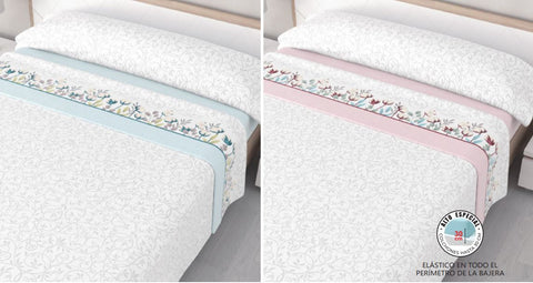 Juego de Sábanas Franela Tianlin Cama 90cm