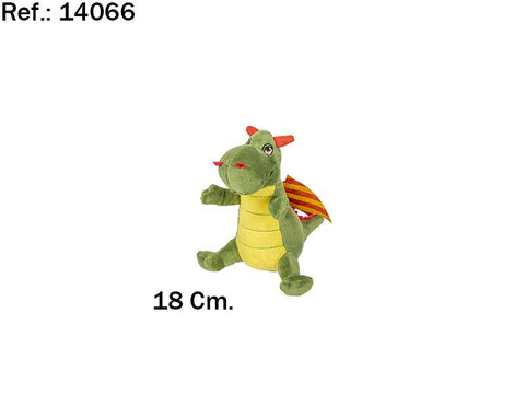 Peluche Dragón Alas Bandera 18cm Sant Jordi
