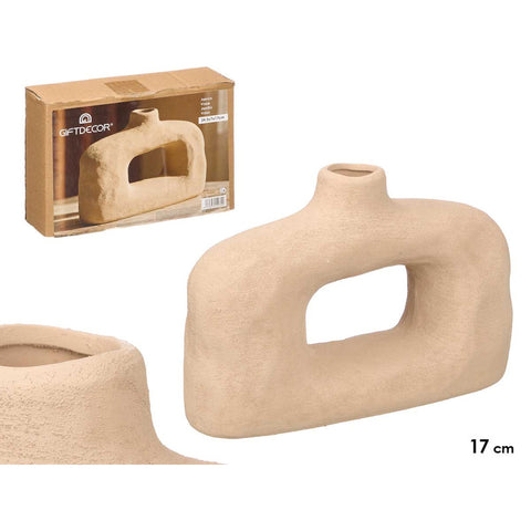 Jarrón Sahara Moderno Agujero Tierra 17cm