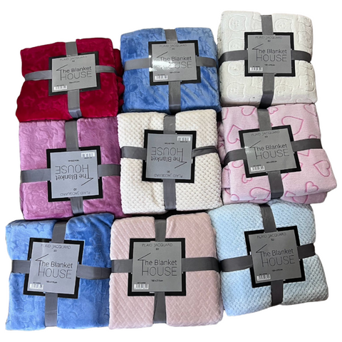 Manta Plaid Jacquard 3D 160x210cm assortida aleatòria