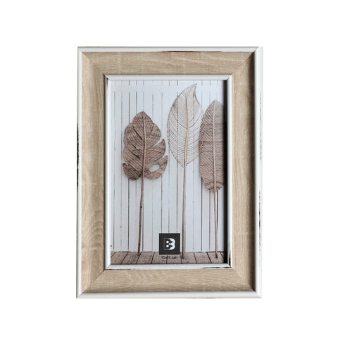 Portafotos 10x15cm Plástico Beige