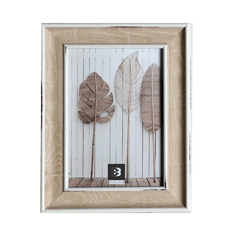 Portafotos 20x25cm Plástico Beige