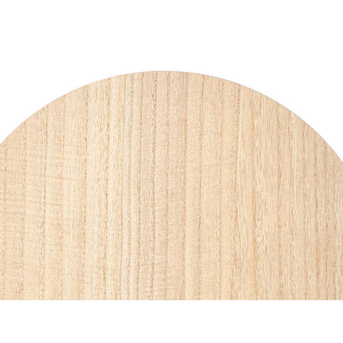 Mesa Auxiliar Tapa Madera Acero Negra 39x38cm