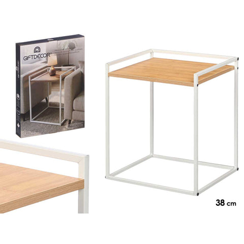 Mesa Auxiliar Blanca 33x29x38cm
