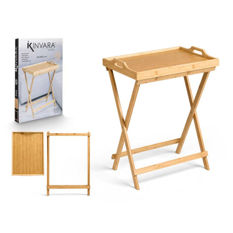 Mesa Plegable Bambu 50x36x64,5cm