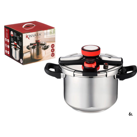 Olla Presión 6L Rueda Silicona Argón