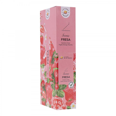Pack 20 Varillas de Incienso Aroma Fresa
