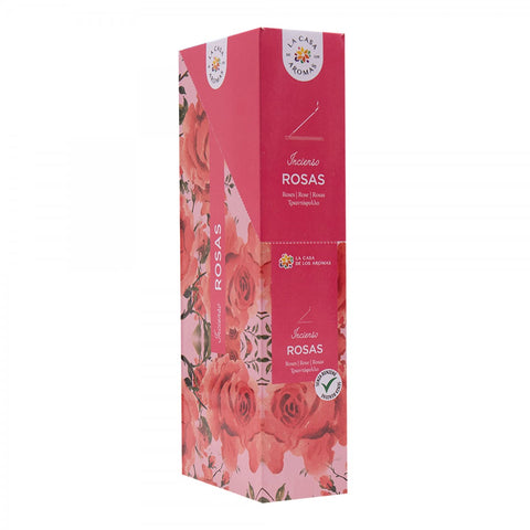Pack 20 Varillas de Incienso Aroma Rosas Rojas