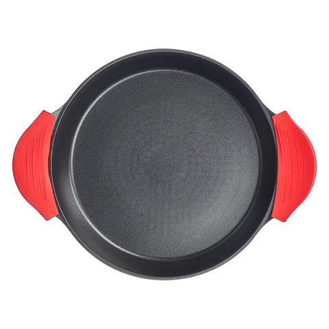 Paellera Inducción Aluminio 35cm Negra Asas