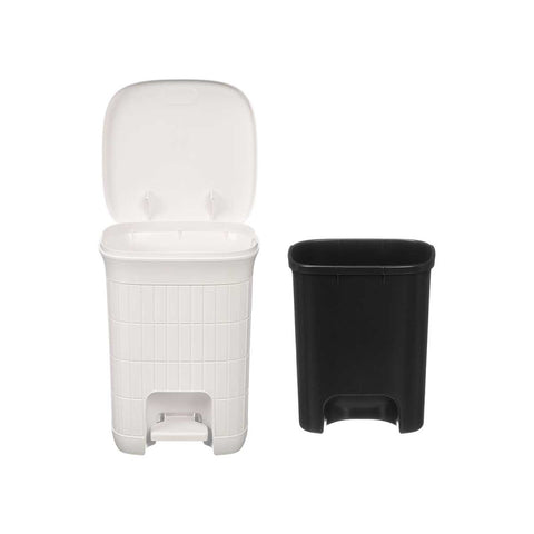 Papelera Domus Pequeña Blanca 6L