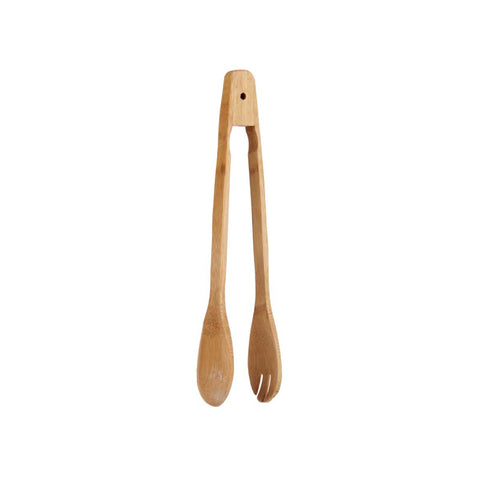 Pinza Bambú Cocina Cuchara Tenedor