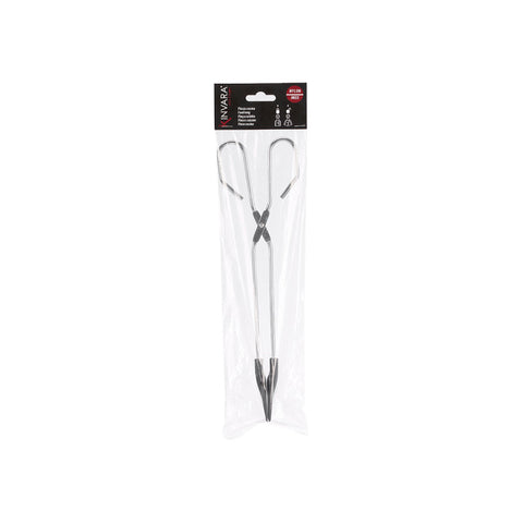 Pinzas Cocina Acero Negra