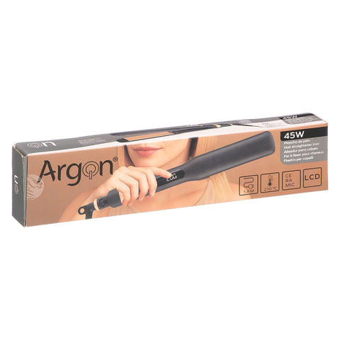 Plancha Pelo Cerámica LCD 42W Ancha Soft Touch Argón