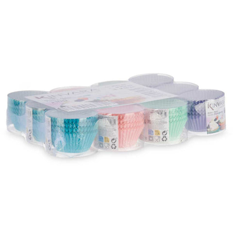 Set 100 Moldes Papel Reposteria 11cm Surt 4