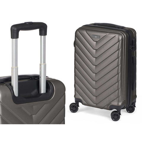 Set 3 Maletas Escama ABS Gris Oscuro marca Fielhogar