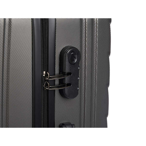 Set 3 Maletas Escama ABS Gris Oscuro marca Fielhogar