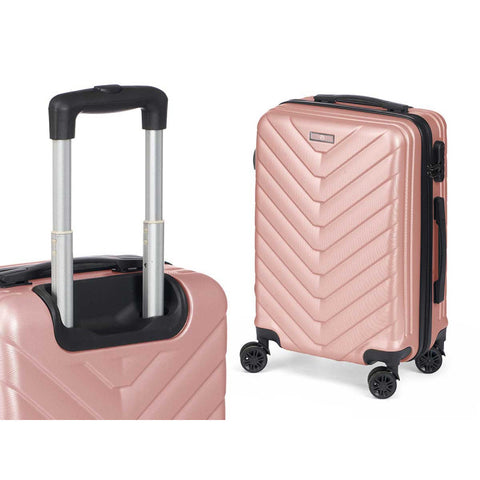 Set 3 Maletas Escama ABS Rosa marca Fielhogar