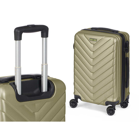 Set 3 Maletas Escama ABS Verde marca Fielhogar