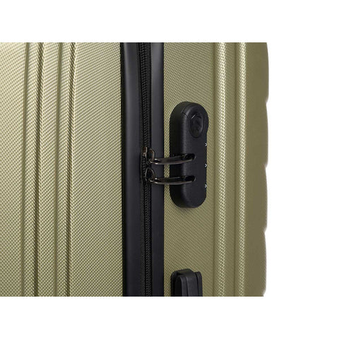 Set 3 Maletas Escama ABS Verde marca Fielhogar
