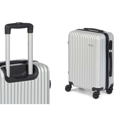 Set 3 Maletas Listón ABS Gris Claro marca Fielhogar