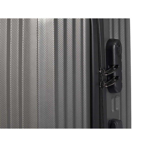 Set 3 Maletas Listón ABS Gris Oscuro marca Fielhogar